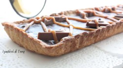Crostata Sablè con caramello salato e ganache di cioccolato (13)