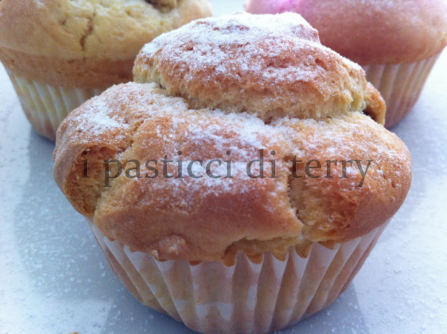 Merendine - Muffin ripieni - I pasticci di Terry