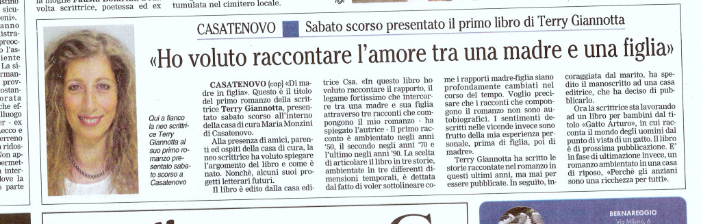 Giornale Merate 16.12.08