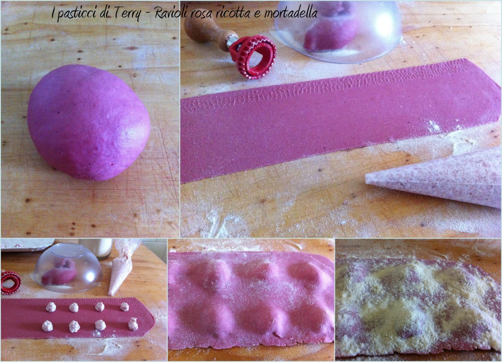 Ravioli rosa ricotta e mortadella (4)