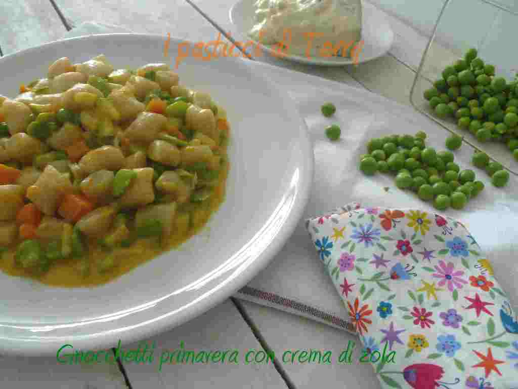 Gnocchetti primavera con salsa di zola (10)