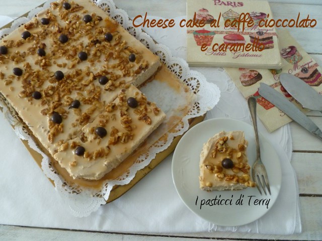 Cheese cake al caffè cioccolato e caramello (9)