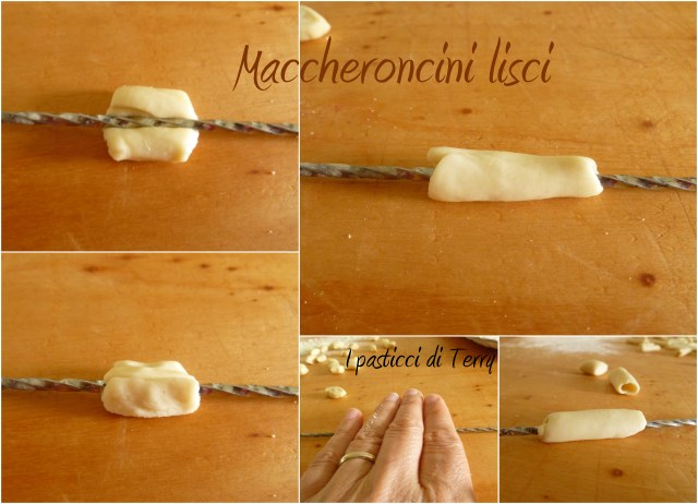 Maccheroncini lisci zucchine e speck