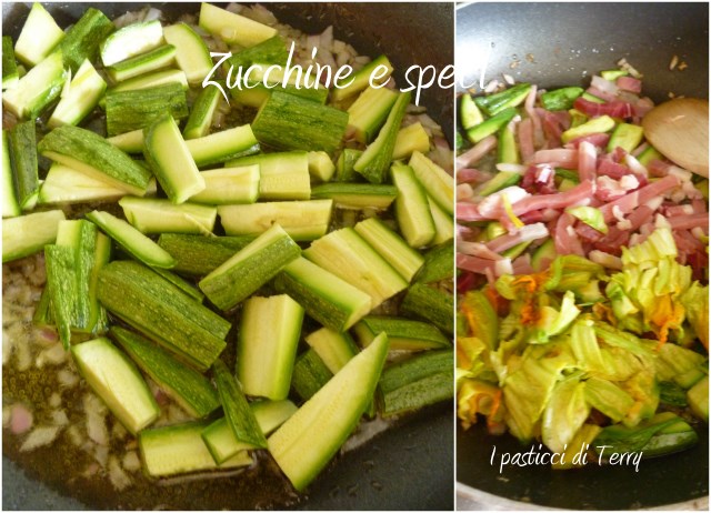 Maccheroncini lisci zucchine e speck1