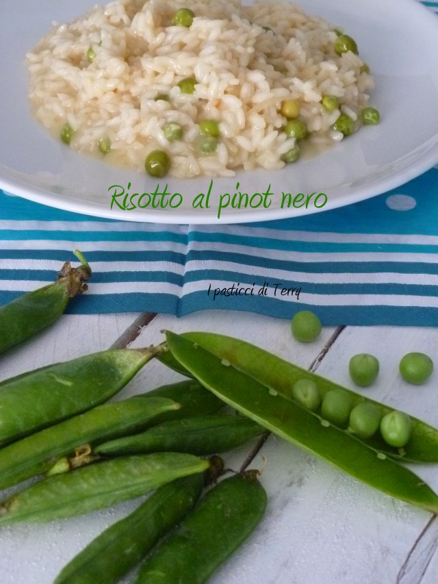 Risotto al pinot nero e piselli (7)