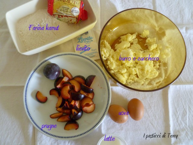 Torta burrosa alle prugne (1)