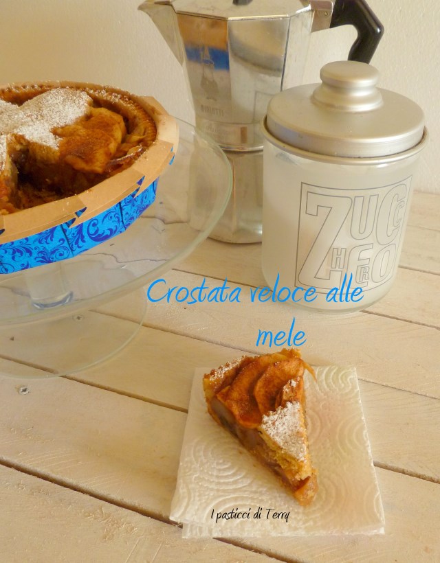 Torta - Crostata veloce alle mele (9)