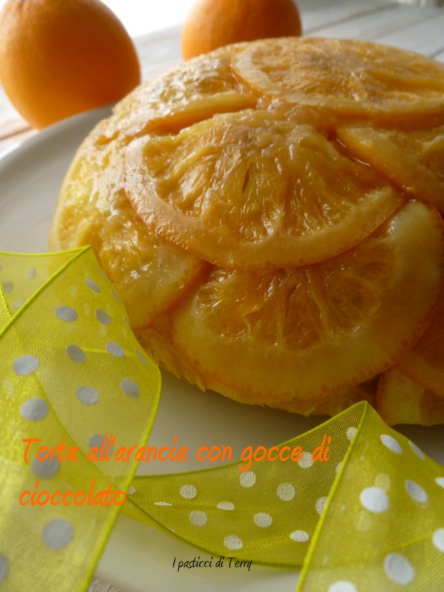 Torta all'arancia con gocce di cioccolato (11)