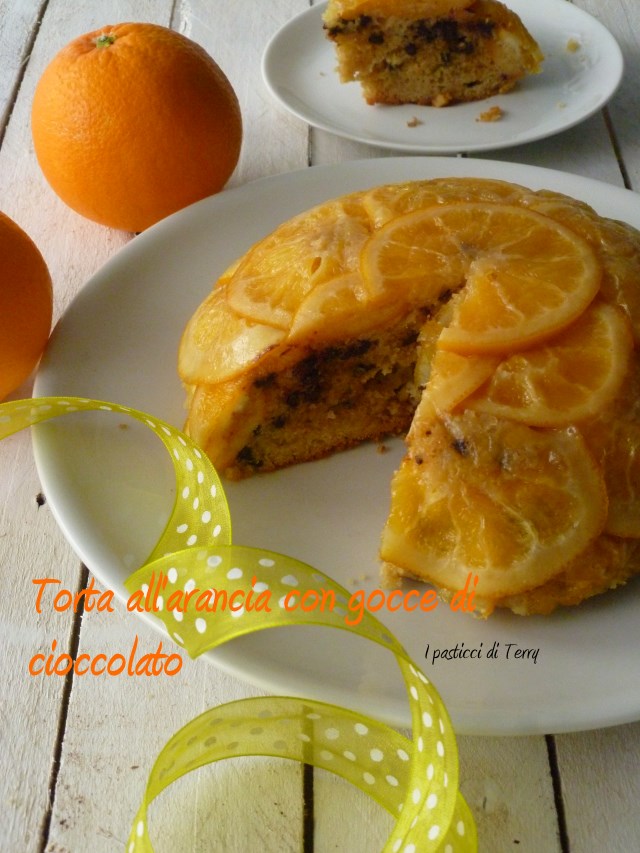 Torta all'arancia con gocce di cioccolato (15)