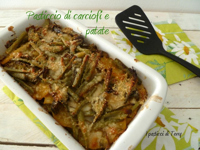 Pasticcio di carciofi e patate 1