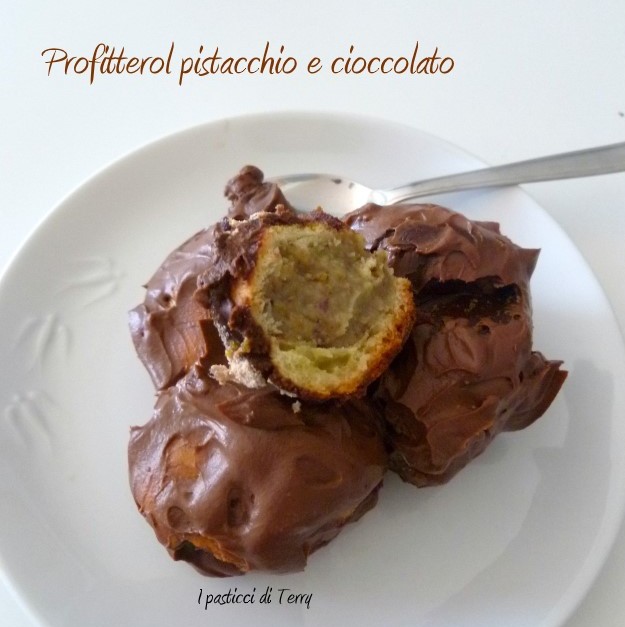 Profitterol pistacchio e cioccolato (13)