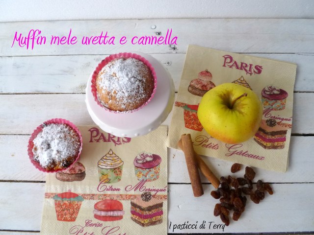 Muffin mele uvetta e cannella (13)