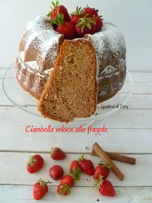 Ciambella veloce alle fragole (8)