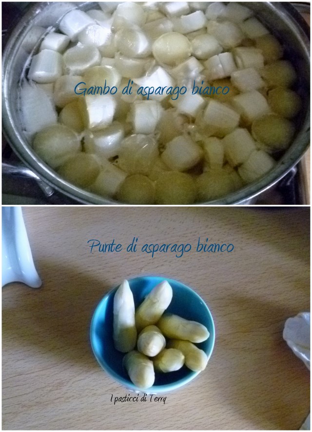 Risotto con asparago bianco e noci