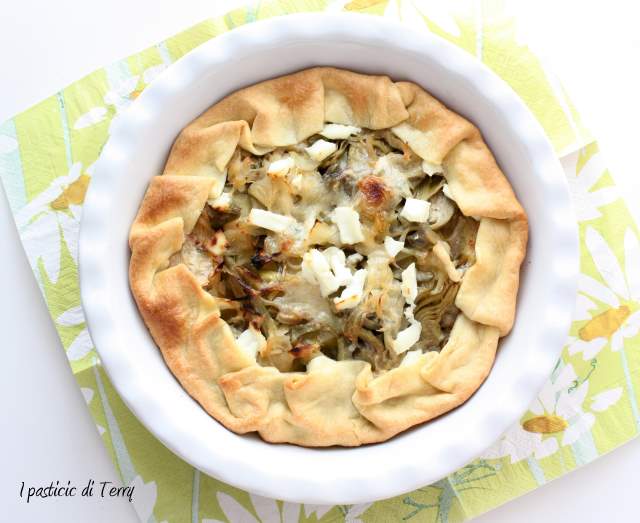 Brisè con patate carciofi cipolle e formaggi (6)