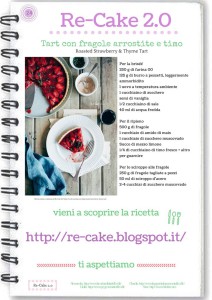 Tart con fragole arrostite e timo