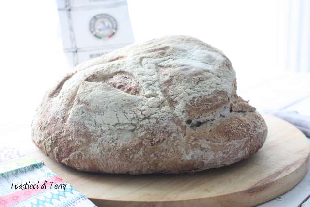 Pane semi integrale con crusta di avena (11)