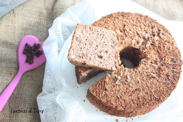 Angel cake con cacao caffè e rum (9)