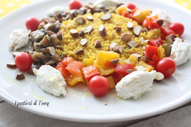Cous cous verdure ricotta e mandorle (3)