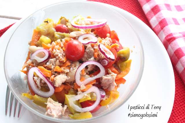 Farro con fagioli peperoni e ... (6)