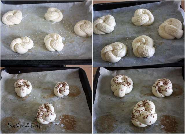 Nodi di pane con semi vari