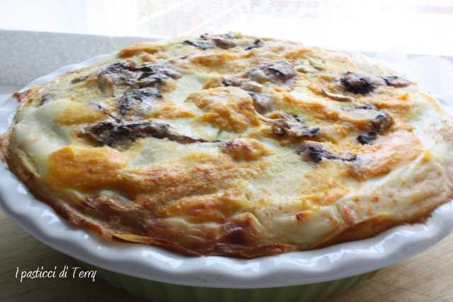 Lasagna di creps zucca zola e radicchio (11)