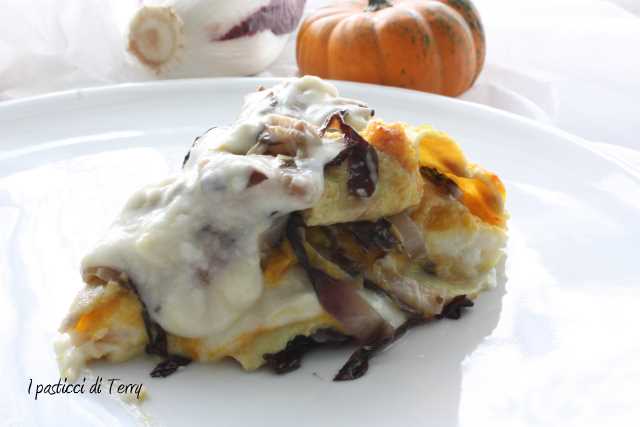 Lasagna di creps zucca zola e radicchio (12)