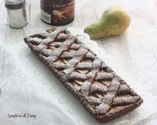 Crostata cioccolato e pere (13)