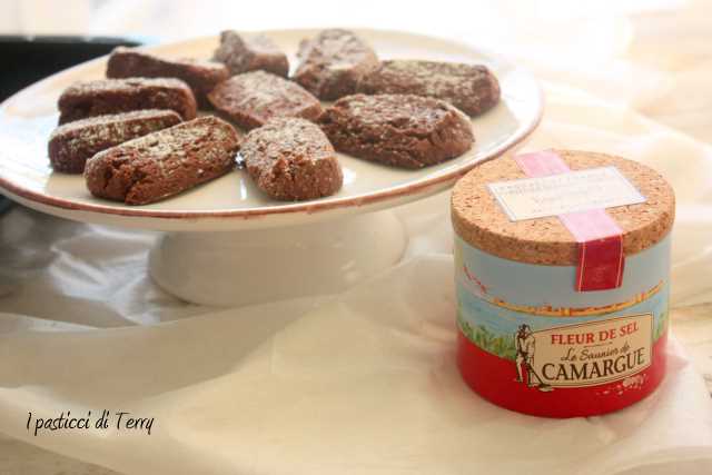 Biscotti Sable Cioccolato E Fior Di Sale I Pasticci Di Terry