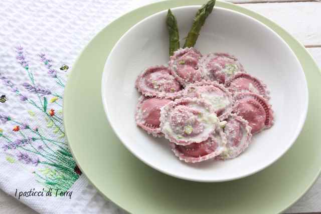 Cappellini rosa con asparagi (5)