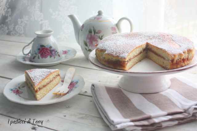 Torta alla confettura doppia cottura (8)